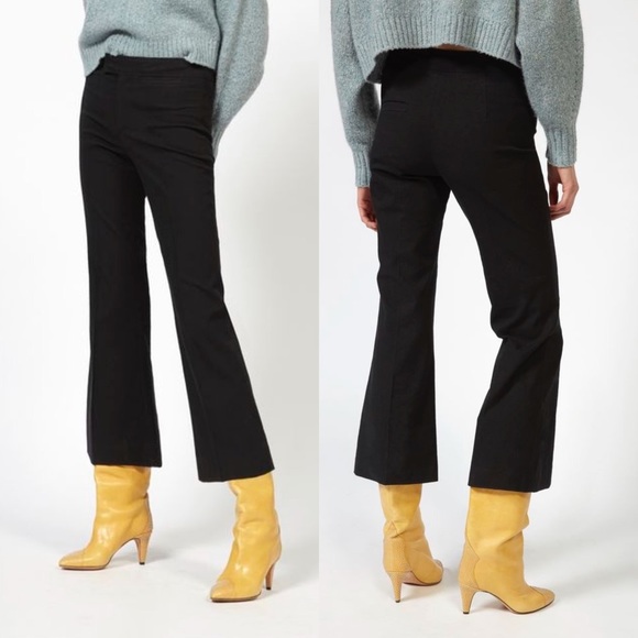 Isabel Marant Nyree High Waist Crop Flare Pants - Picture 11 of 13